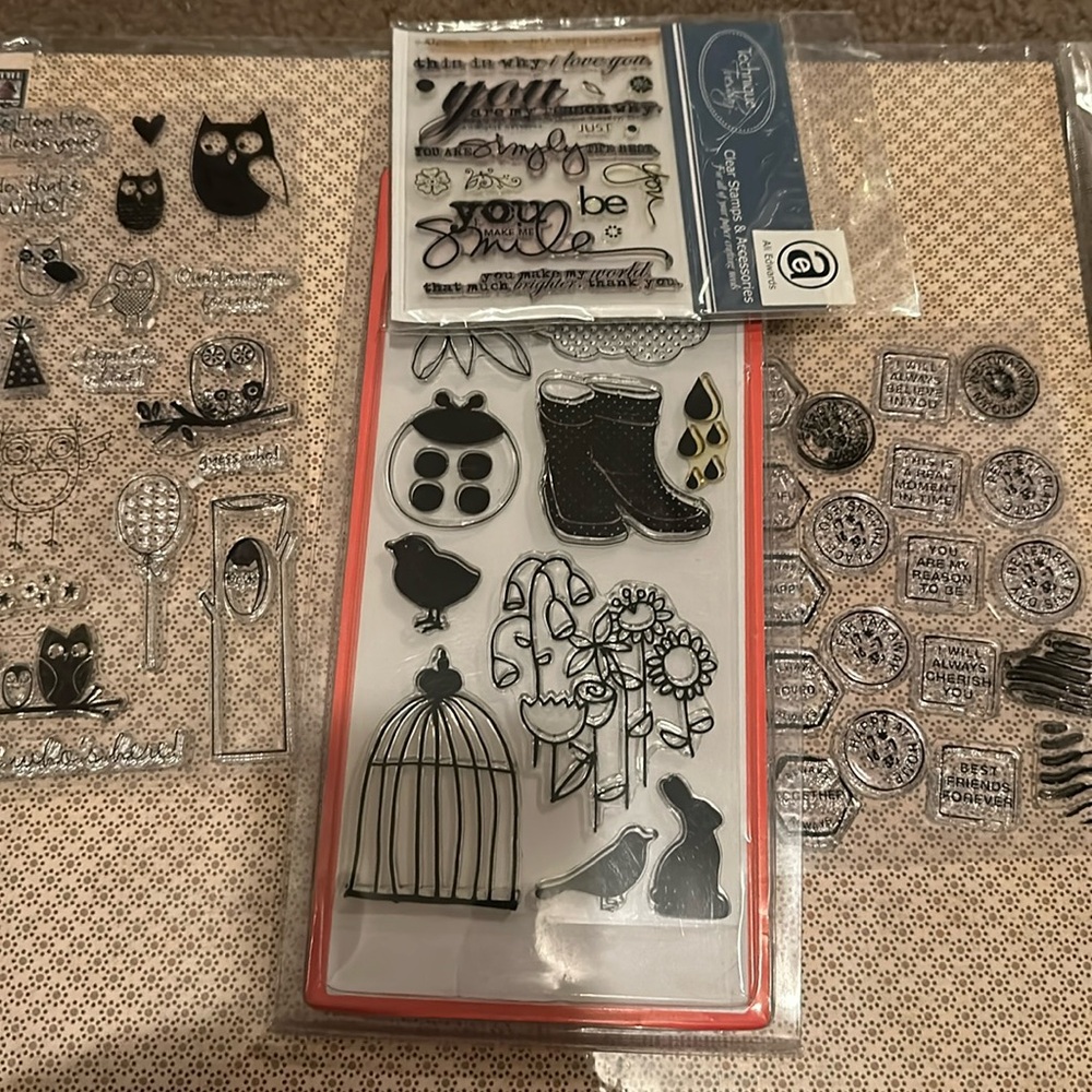Clear stamps